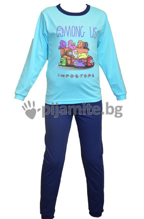 Детска пижама - Ситопечат Аmong Us (6-10г.) 154